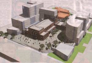 Latest concept drawings from April 2008 for the Civic Hall